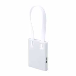 USB Хъб Yurian USB Хъб, с 3 порта, бял