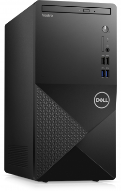 Компютър Dell Vostro Desktop 3910, Intel Core i3-12100 (4C, 12MB Cache, 3.3GHz to 4.3GHz), 4GB
