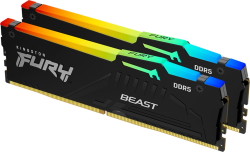 Памет 2x16GB DDR5 5200MHz Kingston DIMM FURY Beast Black