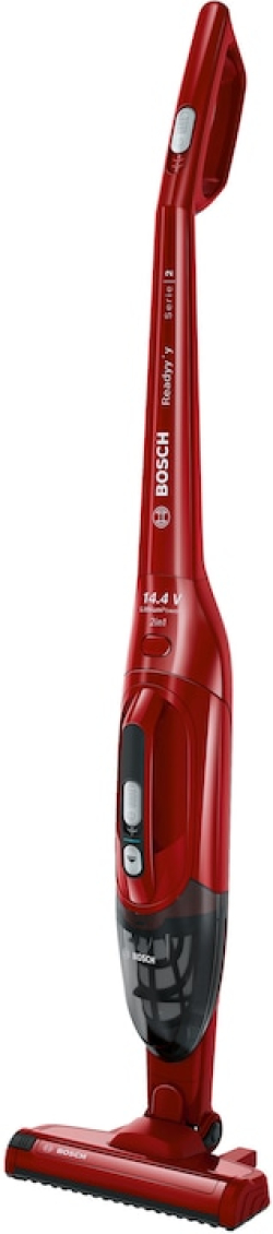 Прахосмукачка Bosch BBHF214R, Cordless Handstick Vacuum Cleaner, 2 in 1 Readyy'y, Series 2