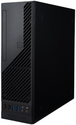 Кутия Case S.F.F. slim mATX 1x3.5"/2.5", 1x2.5", slim OOD bay, 2xUSB3.0, 2xUSB2.0, HD Audio, Flex ATX 265W, 305x95x276 mm (8l), черна