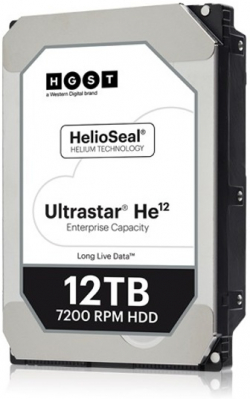 Хард диск / SSD Western Digital Ultrastar He12, 12TB, 7200rpm, 3.5", HHD сървърен
