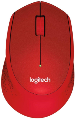 Мишка LOGITECH WL M330 SILENT+ ,1000 dpi. Червена