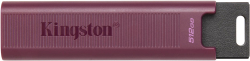 USB флаш памет Kingston DataTraveler Max, 512GB, До 1000 MB/s, USB 3.2, LED индикатор, Червен