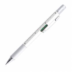 Канцеларски продукт Cool Химикалка Sauris, с отвертка, бяла