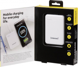 Външна батерия Intenso XS5000 PowerBank White 5000mAh 2.1 A, USB + USB-C