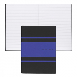 Hugo Boss Тефтер Essential Gear Matrix, на редове, A5, син