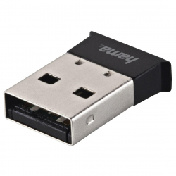 Мрежова карта/адаптер Адаптер Bluetooth USB HAMA, Версия 5.0, USB 2.0, EDR