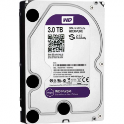 Хард диск / SSD HDD 3TB WD Purple, WD30PURZ, 64MB, S-ATA3