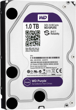 Хард диск / SSD Western Digital 1TB Purple - WD10PURZ