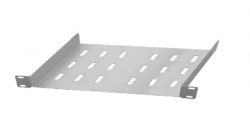 Рафт за комуникационен шкаф 10” 1U, 2 точки захват