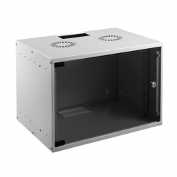Шкаф за техника - Rack 12U 19” Комуникационен шкаф с размери WDH: 535x400x572mm,