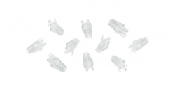 Мрежов аксесоар Кабелен ботуш за RJ45 накрайници, NMC-RJBOOT65B-TR-100