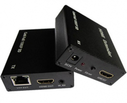 Аксесоар за камера HDMI удължител по Cat5E/6 UTP/FTP кабел, макс. разстояние 60 метра, TT-EX05