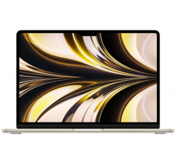 Лаптоп Apple MacBook Air 2022, M2-10C, 8GB, 512GB SSD, 13.6" Liquid Retina, Gold