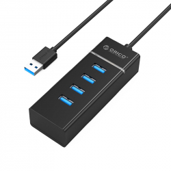 USB Хъб Orico хъб USB3.0 HUB 4 port black