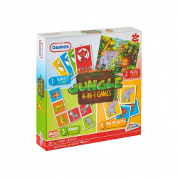 Продукт Moxy Игра Джунгла, 4 в 1