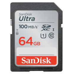 SANDISK Ultra 64GB SDXC Memory Card 140MB-s