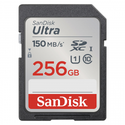 SANDISK Ultra 256GB SDXC Memory Card 150MB-s