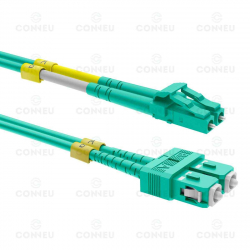 Оптична пач корда Оптичен пач кабел, LC-SC мулти мод OM3 дуплекс, 2мм CNFJ-LCSCOM3DAQ2mm-10