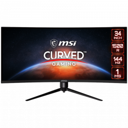 Монитор MSI GAMING Monitor OPTIX MAG342CQR 34", VA Curved 1500R, UWQHD