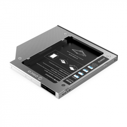 Кутия/Чекмедже за HDD Orico тънко кади за лаптоп Laptop Caddy 9.0-9.5mm SATA3 with LED-switch - M95SS-SV
