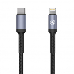 Кабел/адаптер Tellur кабел за данни, USB-C - Lightning, 1 м, черен
