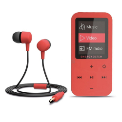 Мултимедиен продукт Energy TOUCH MP4 плейър, 8GB, сензорен дисплей, FM радио, червен