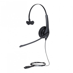 Слушалки Jabra BIZ 1500  моно слушалка с микрофон, NC,  Wideband,  QD