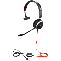 Слушалки Jabra EVOLVE 40 моно слушалка с микрофон, MS, USB & 3.5мм жак