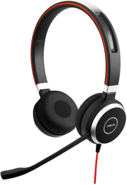 Слушалки Jabra EVOLVE 40 стерео слушалки, UC, USB & 3.5мм жак