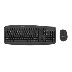 Клавиатура Комплект клавиатура и мишка Tellur Basic, безжични, черни