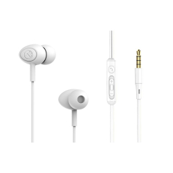 Слушалки Tellur Gamma слушалки тапи, In-Ear, 3,5 мм жак, микрофон, бели