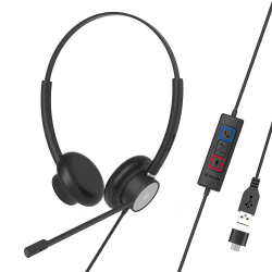 Слушалки Tellur Voice 320 стерео слушалки, USB-A/C