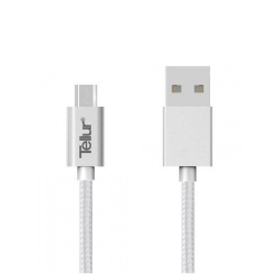 Кабел/адаптер Tellur кабел за данни, USB-A - Micro-USB, 1 м, сребрист