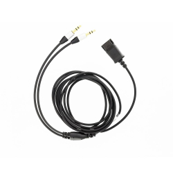 Кабел/адаптер Tellur свързващ кабел - QD към 2х3.5мм, 2.2м