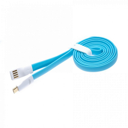 Кабел/адаптер Магнитен кабел Tellur USB - Micro-USB, 120 см - син