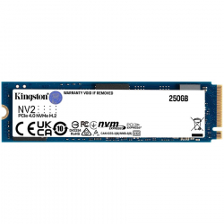 Хард диск / SSD Kingston 250GB NV2 M.2 2280 PCIe 4.0 NVMe SSD, up to 3000-1300MB-s, 80TBW