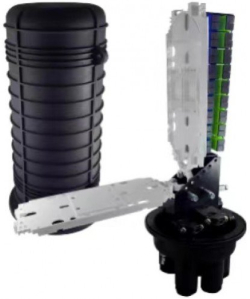 Оптична муфа FOSC-XC100, 1 ов + 4 кр + ODF