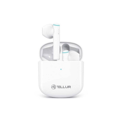 Слушалки Слушалки Tellur AURA True Wireless, бели