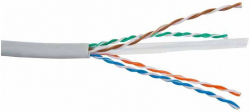 Инсталационен LAN кабел  LAN кабел кат. 5e, U-UTP PVC, 0.5Cu, 305 м, бял 1-1511201-305
