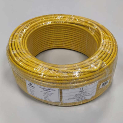 Инсталационен LAN кабел  Инсталационен кабел, екраниран S-FTP, cat 7, жълт, макара 500 метра