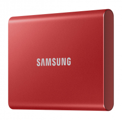 Хард диск / SSD SAMSUNG Portable SSD T7 1TB external USB 3.2 Gen 2 metallic red