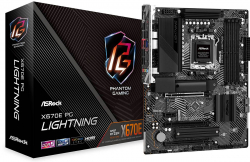 Дънна платка ASROCK MB Desktop X670E PG Lightning, AM5, 4x DDR5, 1x PCIe 5.0 x16, 2x PCIe 4.0