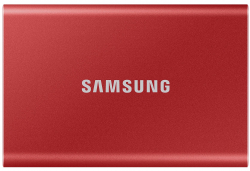 Хард диск / SSD SAMSUNG Portable SSD T7 2TB external USB 3.2 Gen 2 metallic red