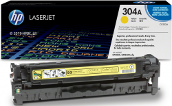 Тонер за лазерен принтер Касета за HP COLOR LASER JET CP2025 / CM2320MFP - /304A/ - Yellow - P№ CC532A