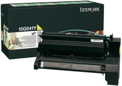 Тонер за лазерен принтер Касета за LEXMARK C 752 - Yellow - Return program cartridge - OUTLET на най-ниска цени