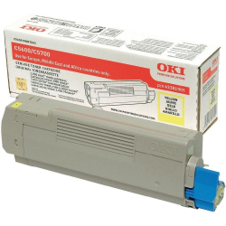Тонер за лазерен принтер OKI C 5600 / 5700 - Yellow - P№43381905