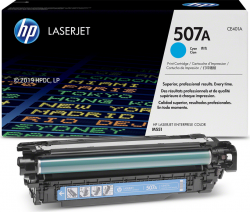 Тонер за лазерен принтер Касета за HP COLOR LASER JET Enterprise 500 / M551 - /507A/ - Cyan на най-ниска цени
