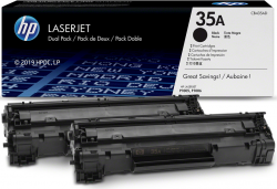 Тонер за лазерен принтер Комплект касети за HP LASER JET P1005 / HP LaserJet P1006 - /35A/ - Black - Twin pack